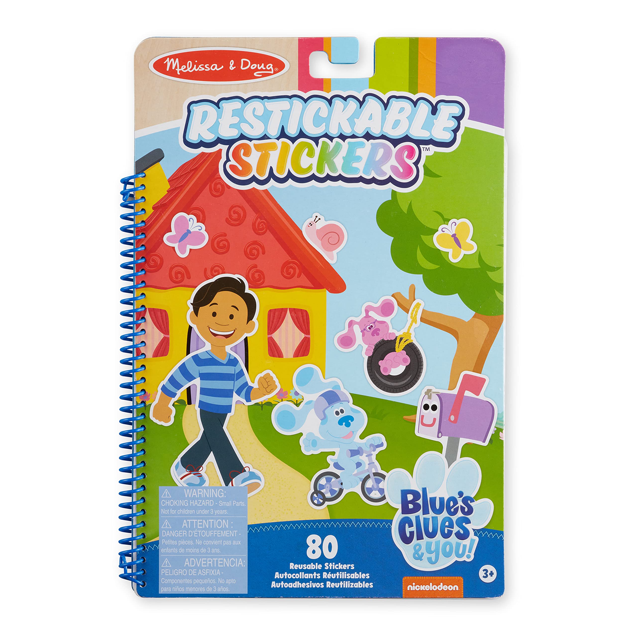 Melissa & Doug Blues Clues & You! Reusable Stickers | Activity Pad | Sticker Book | 3+ | Gift Boy Or Girl