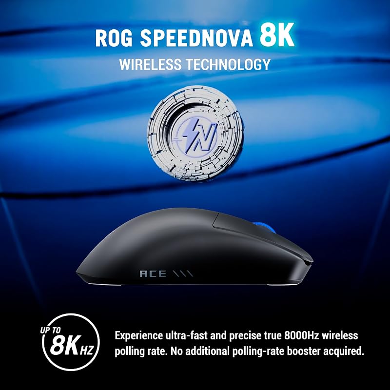 ROG Harpe II Ace - Ratón Gaming para Esports - Negro