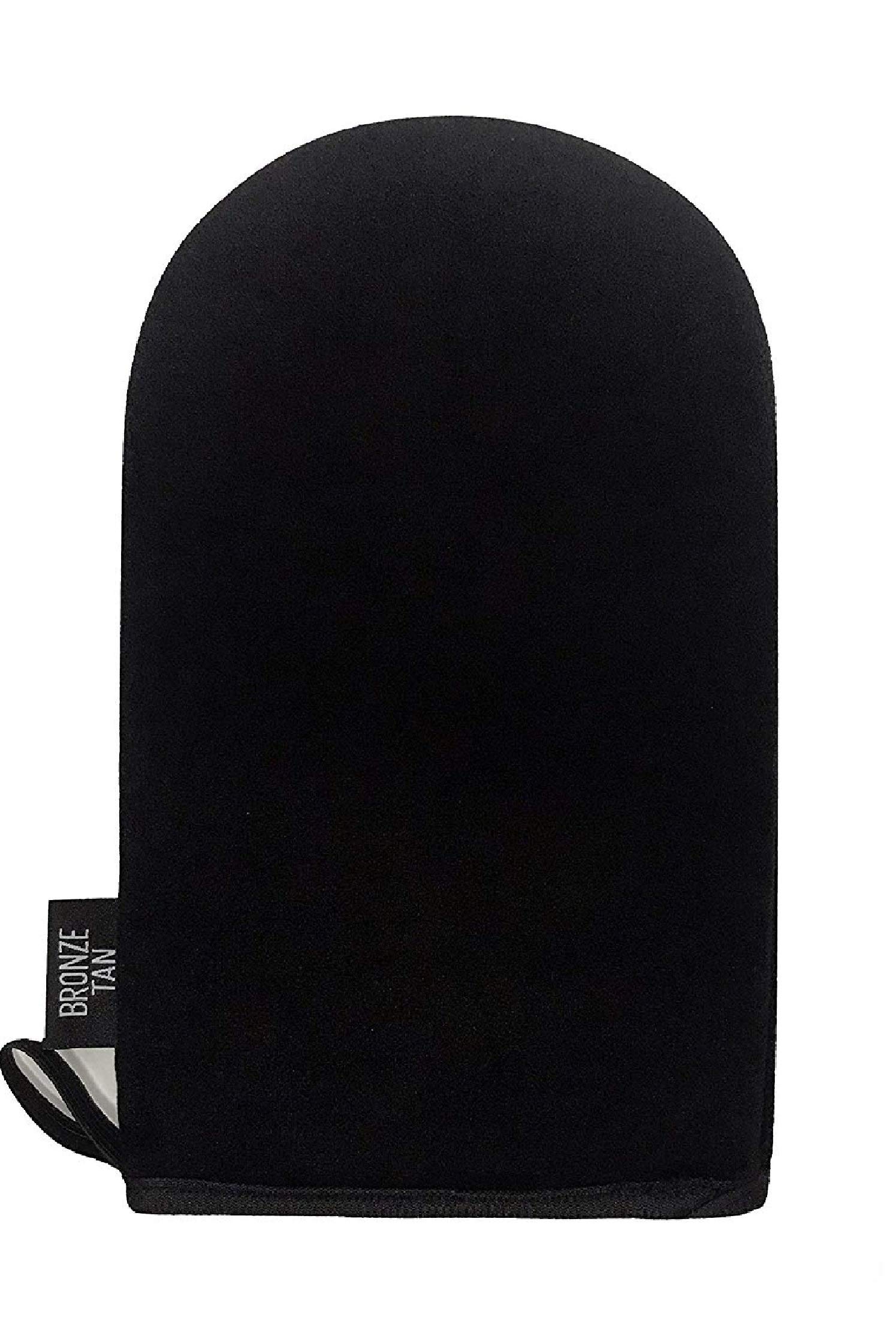 Bronze Tan Velvet Self Tanning Mitt For Self Tan Gives an Even Streak-Free Sunless Tan- Applicator Mitt For Self Tanner- Washable And Reusable Sunless Tanning Mitt- Black