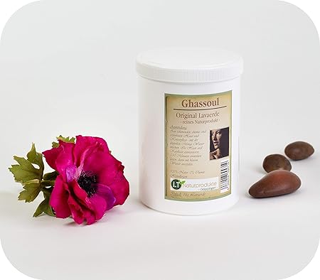 LT-NATURPRODUKTE Lavaerde/Ghassoul, 1.000g, hochfeines Pulver in Dose - zur chemiefreien Haarwäsche, Körperpflege & Peeling. 