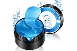 Hicream Under Eye Patches for Puffy Eyes: 30 Pairs Retinol Collagen Eye Gels Pads - Reduce Wrinkles, Puffy Eyes, Eye Bags - Skin Treatment Mask with Retinol Collagen - Anti Aging & Face Moisturizer