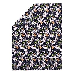 Vera Bradley Women's Packable Fleece Blanket, Bloom