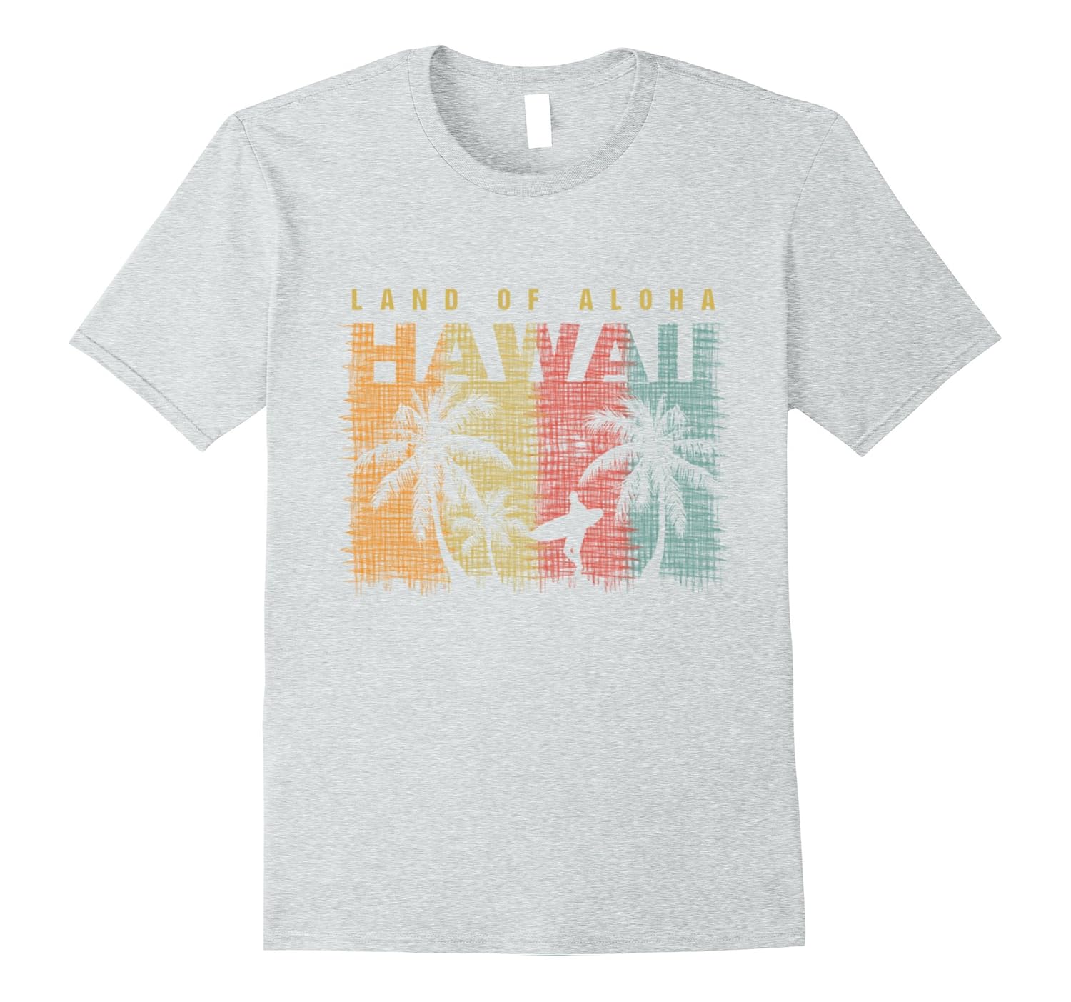 Vintage Hawaiian Islands Tee Hawaii Aloha State T-Shirt-ANZ