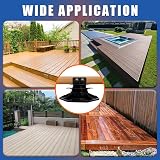 Adjustable Decking Pedestal 30-60mm Pack of 10 Riser/Shed Foot 480kg view 8
