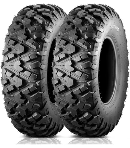 6PR ATV Tires Full Set Of 4 ATV/UTV Tires - 25x8-12 & 25x10-12, 6PR All- Terrain, Bias Ply (Halberd Brand) Tires For - Foto 10