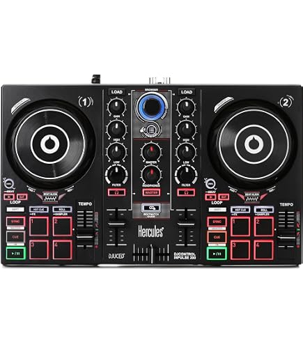 Amazon.com: Hercules DJControl Inpulse 200 – DJ controller with
