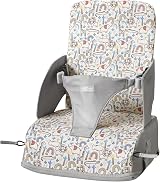 Nuby Travel Booster Seat Safari – Compact Foldable Baby Sit Up Chair
