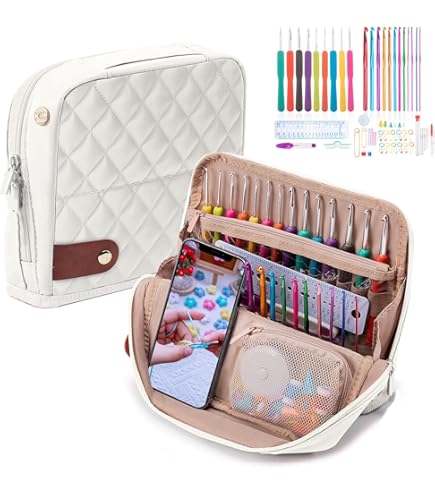 Amazon.com: Crochet case with Clover Zipper 55-943
