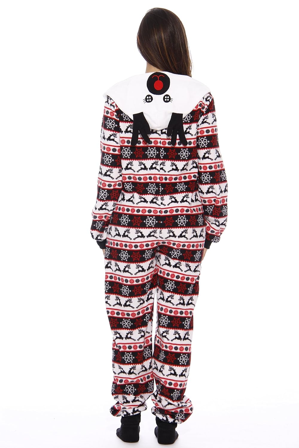 Holiday onesie pajamas for adults Clearance