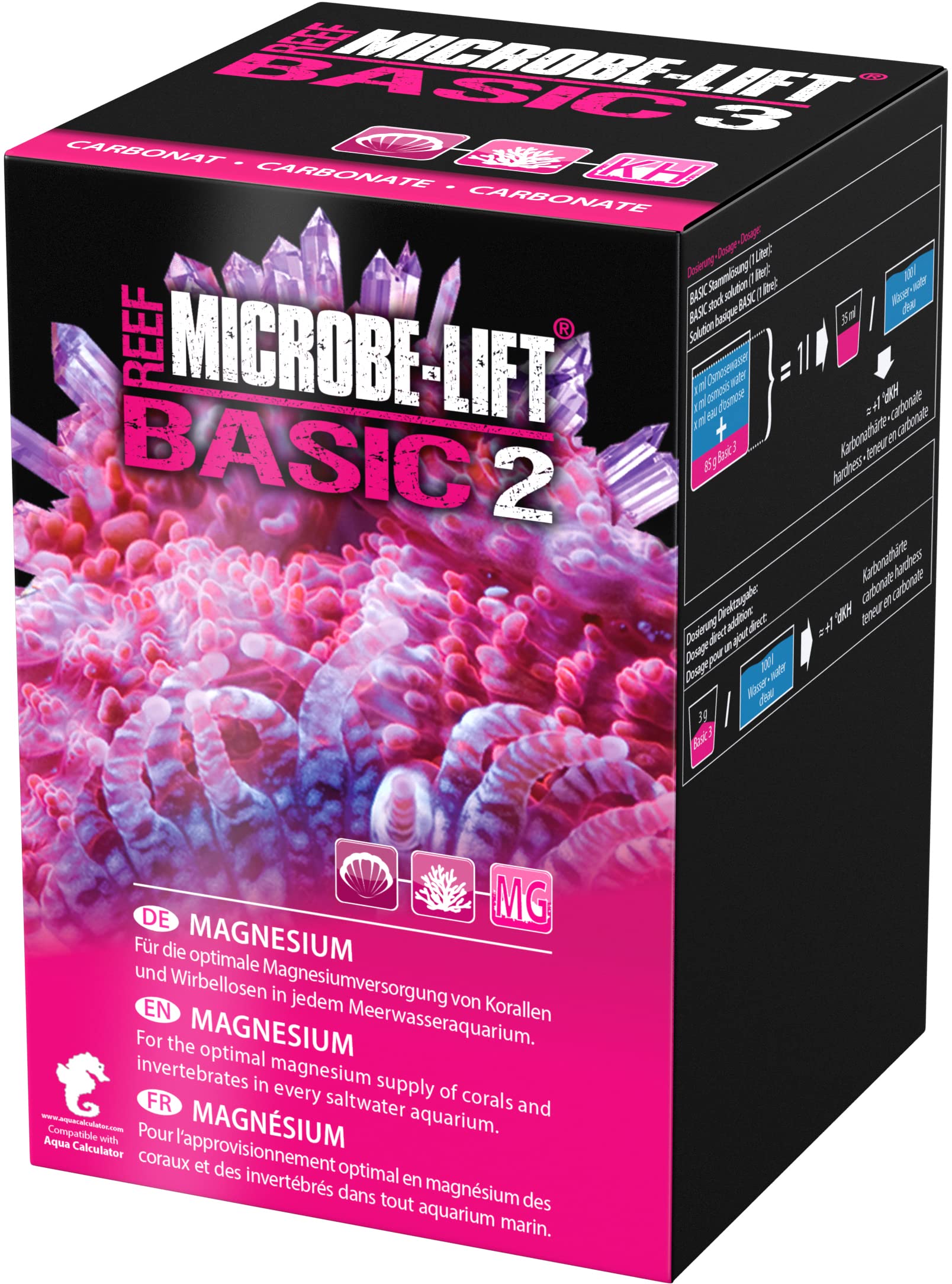 ARKA Basic 3 carbonate - high-purity carbonate (KH) for any saltwater aquarium, very economical, 2000 g