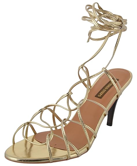 gold gladiator heels uk