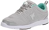 Propét Women's TravelWalker II Sneaker, Grey/Mint, 5
