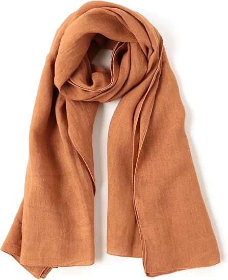 Amazon デミルクスビームス Demi Luxe Beams ストール マフラー Marisol7月号掲載 Marisol6月号掲載 Asauce Meler ベルギーリネン ストール レディース Terracotta One Size マフラー 通販