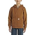 Carhartt Boys' Long-Sleeve Full-Zip Hooded Sweatshirt Hoodie