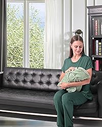 Rnxrbb 3 Piece Postpartum Nursing Pajamas Set