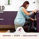 KARM Plus Size Knee Brace XL 2XL 3XL Black for Men Women Support view 5