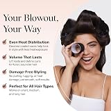 Kitsch Ceramic Thermal Hair Rollers Set 8pcs - 2in & 1.5in Black view 3