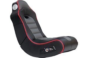 X Rocker XL Floor Gaming Chair, Use with All Major Gaming Consoles, Mobile, TV, PC, Smart Devices, with Subwoofer, Headrest Mounted Speakers, Foldable