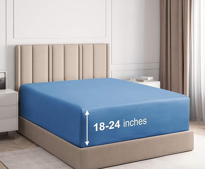 Extra Deep Pocket Fitted Sheet Single Fitted Sheet Only