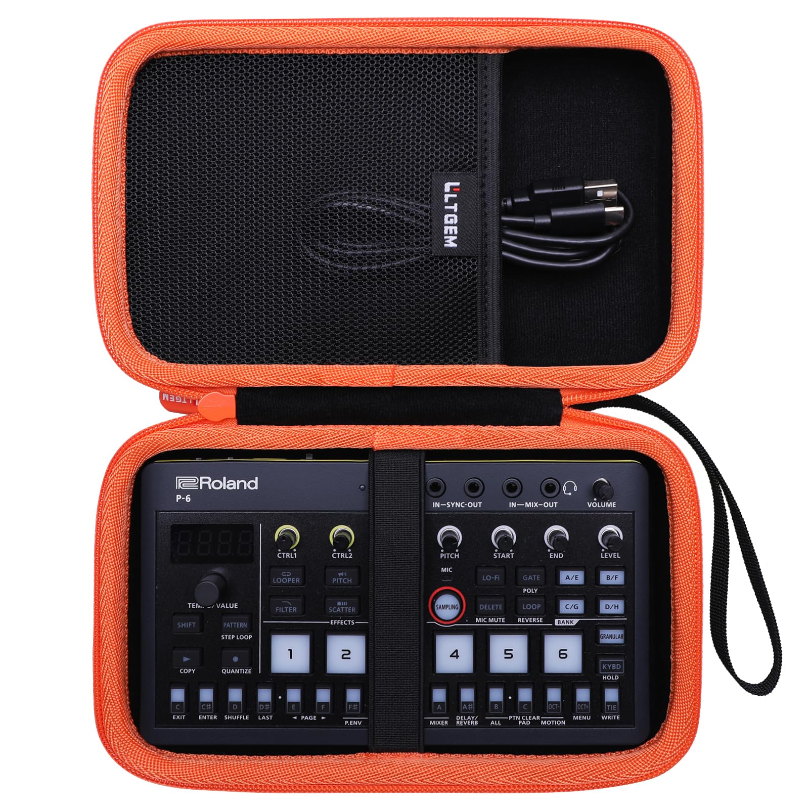 LTGEM Case Compatible with Roland AIRA Compact P-6