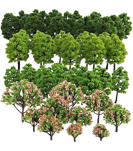 JTT Scenery HO-Scale Reed Plants - 1" High (5cm) - 40 Per Package (95638)