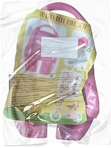 AVASTA Doll Bike Seat for Girls Bicycle with DIY Unicorn Decals Purple view 4