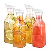 GUSTO [50 oz - 4 Pack] Plastic Carafe with