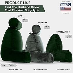 Husband Pillow XXL Aspen Edition, Adult Reading Sit