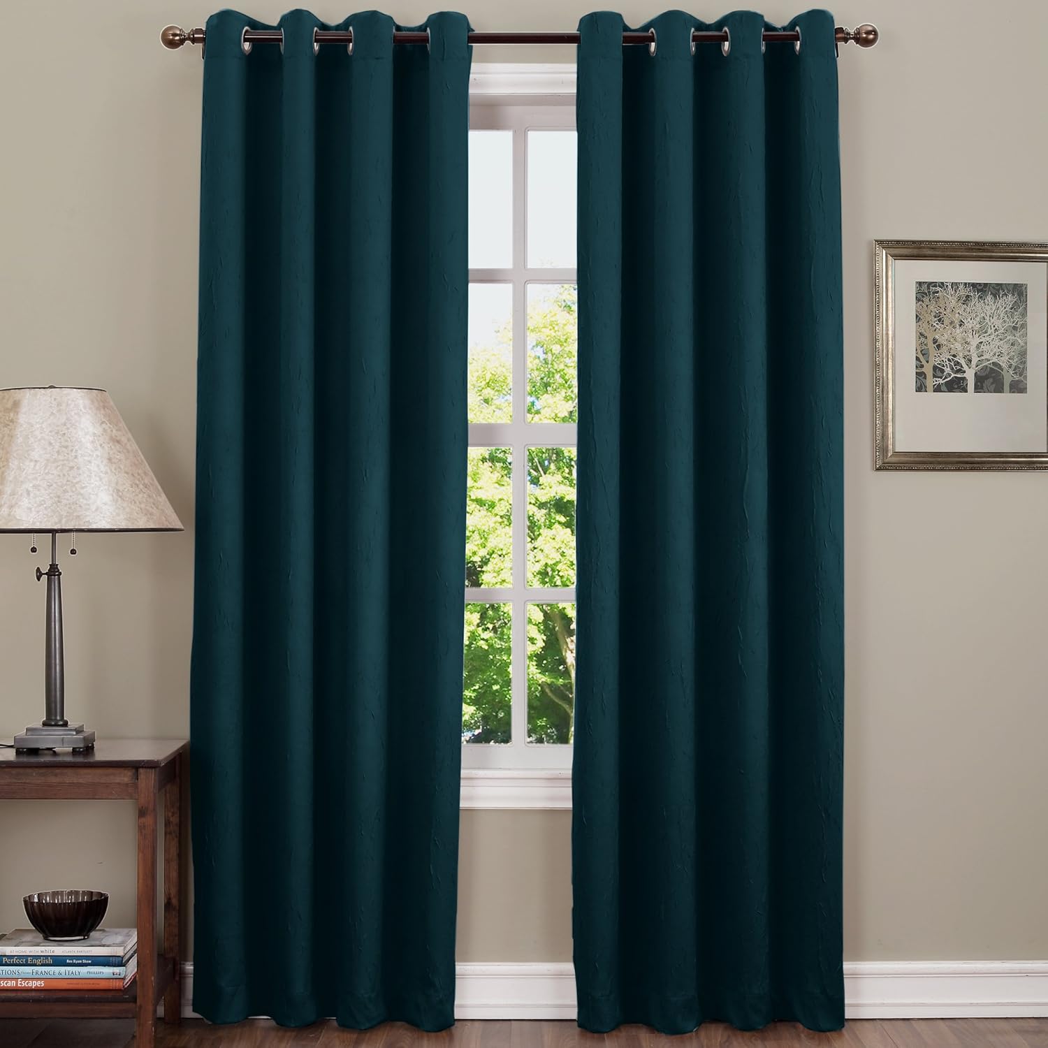 Best emerald living room curtains