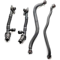 4PCS Crankcase Vent Pipe Kit For BMW 550i 650i 750i 750Li Alpina B7