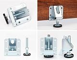 Overpassing 8 Pcs M10 Heavy Duty Furniture Levelers W/ Locking Nuts - 0-2" Adj. view 4