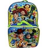 Ruz Group Kid's Licensed 16 Inch Backpack With Removable Lunch Box Set (Toy story)