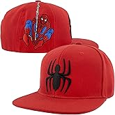 Spider-Man Web Swinging Snapback Hat Red