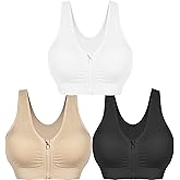 AKAMC Women's Removable Padded Strappy Sports Bra Yoga Tops Activewear for Women