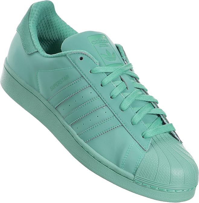Amazon.com | adidas Men Superstar Adicolor (Green/Shock Mint) | Fashion Sneakers