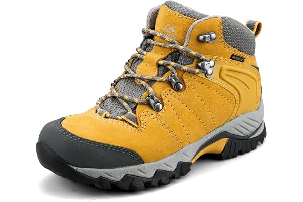 Clorts Women's Hiker Waterproof Lightweight hiking camping Boot Outdoor High-Traction Grip Backpacking Shoe