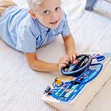Melissa & Doug Vroom & Zoom Wooden Dashboard Steering Wheel Toy view 2