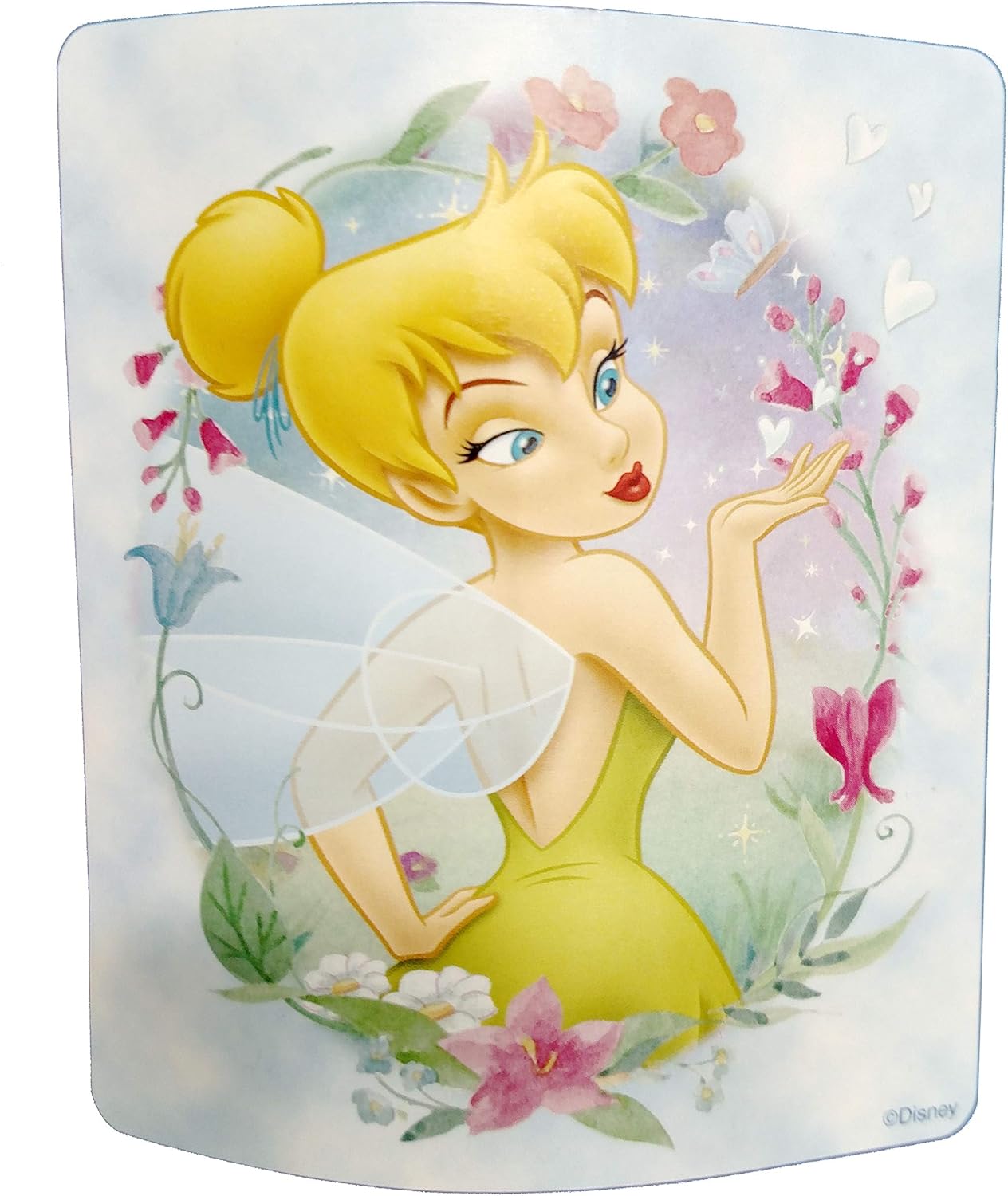 Amazon Com Tinkerbell Sweet Kisses Fleece Blanket Throw New Home Kitchen