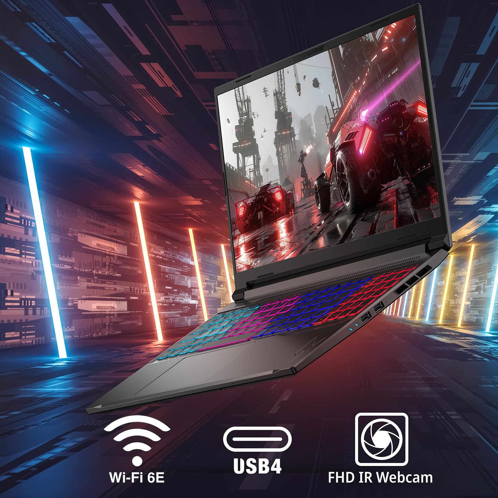 acer Nitro V 16S AI Laptop IA | Notebook Gaming | Nvidia GeForce RTX 5070 8GB | Ryzen AI 7 350 | RAM 16GB DDR5 | 1024GB SSD | 16" WQXGA IPS 180Hz Display | Copilot+ PC | Windows 11 | QWERTY 8
