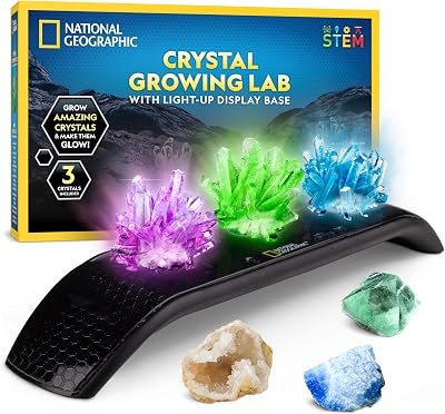 Blue Marble NATIONAL Crystal Growing Kit with Light-Up Display