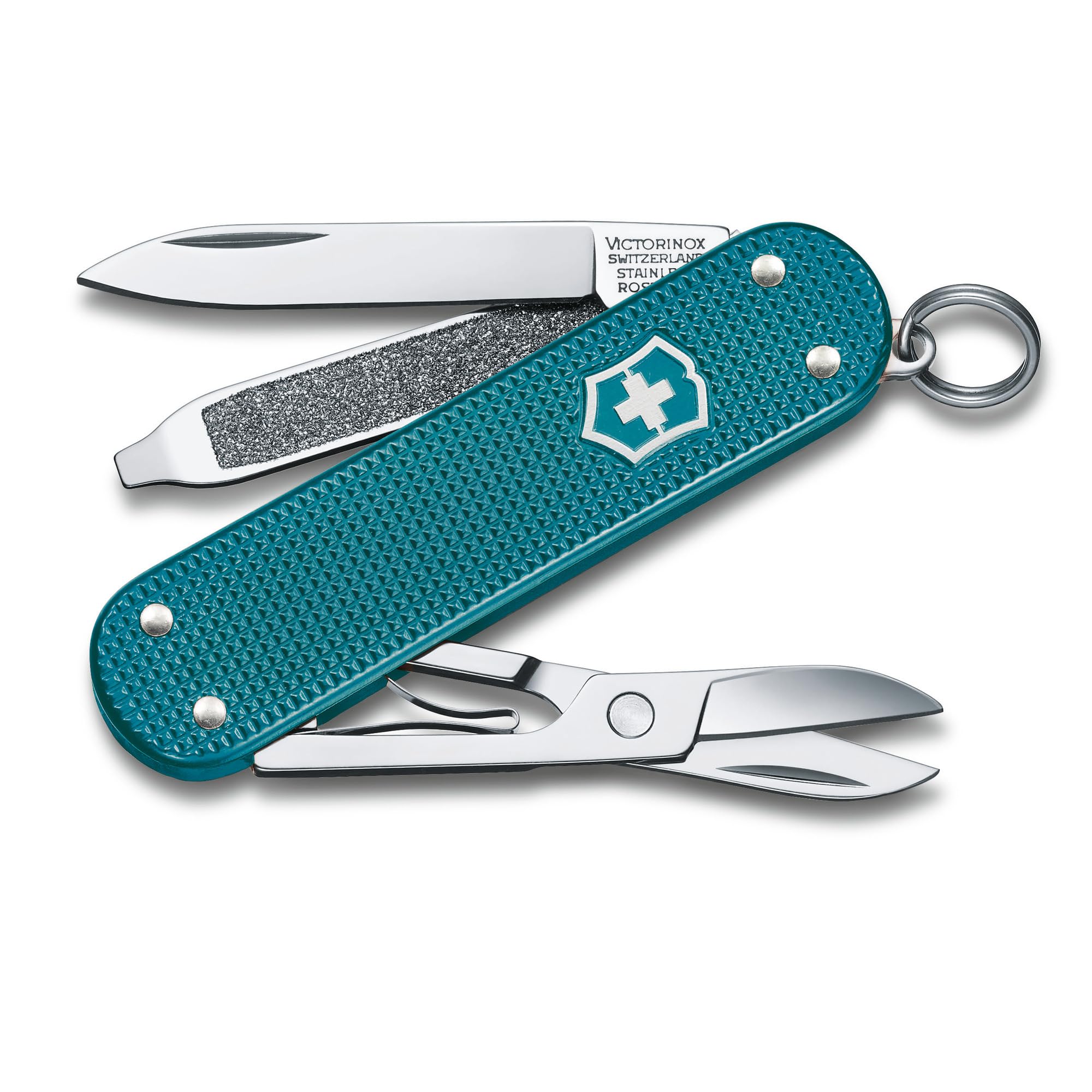 Victorinox, Classic SD Alox, Swiss Army Pocket Knife, Small, Multi Tool, Camping, 5 Functions, Blade, small, Nail file, Screwdriver 2.5 mm