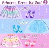 Dreamon Princess Dress Up Shoes 3 Set Girls Costume Jewelry Set view 6