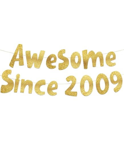 2-Piece 16th Birthday Banner Set – Cheers To 16 Years & Back In 2008 Porch Signs For Party Decor