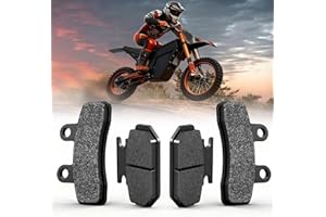 JERBOR 1 Pair of Brake Pads for Tuttio Soleil01 Electric Drit Bike, Front Rear Disc Brake Pad Durable Low Noise Electric Dirt Bike Brake Pads for Tuttio Accessories