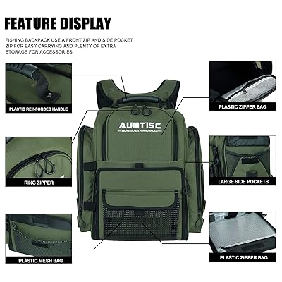aumtisc fishing backpack