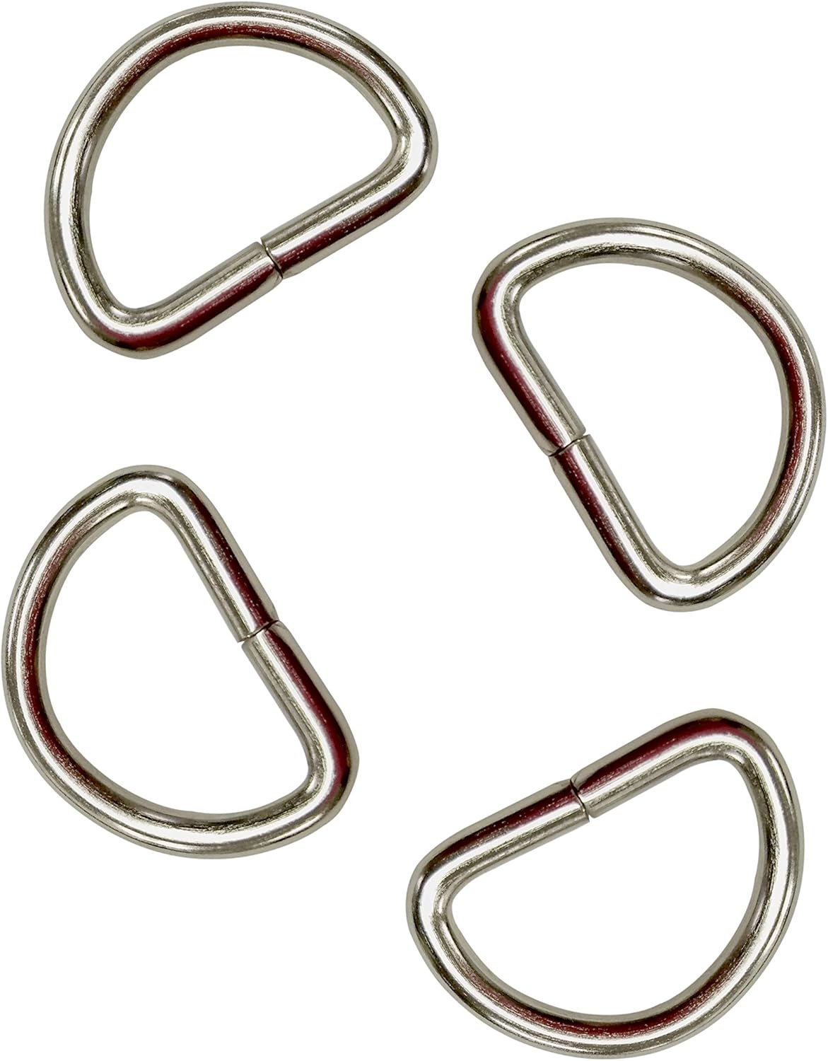Amazon.com: TSJ 50 CT Heavy Duty Metal D-Rings 3/4 Inch Non Welded D