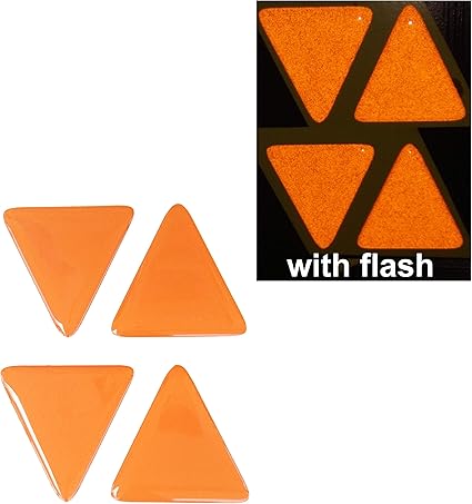 reflective safety triangle bicycle