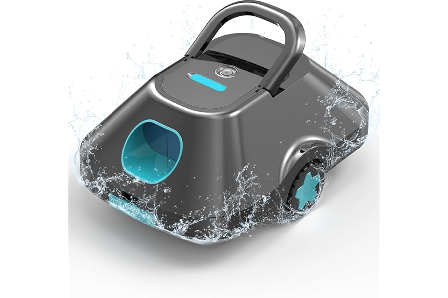 2026 Upgrade Cordless Robotic Pool Cleaner,Automatic Pool Cleaner,Pool Vacuum for Above Ground & Inground Pools,210 Min Runtime,Coverage up to 2200 Sq.Ft,Auto-Parking,Green