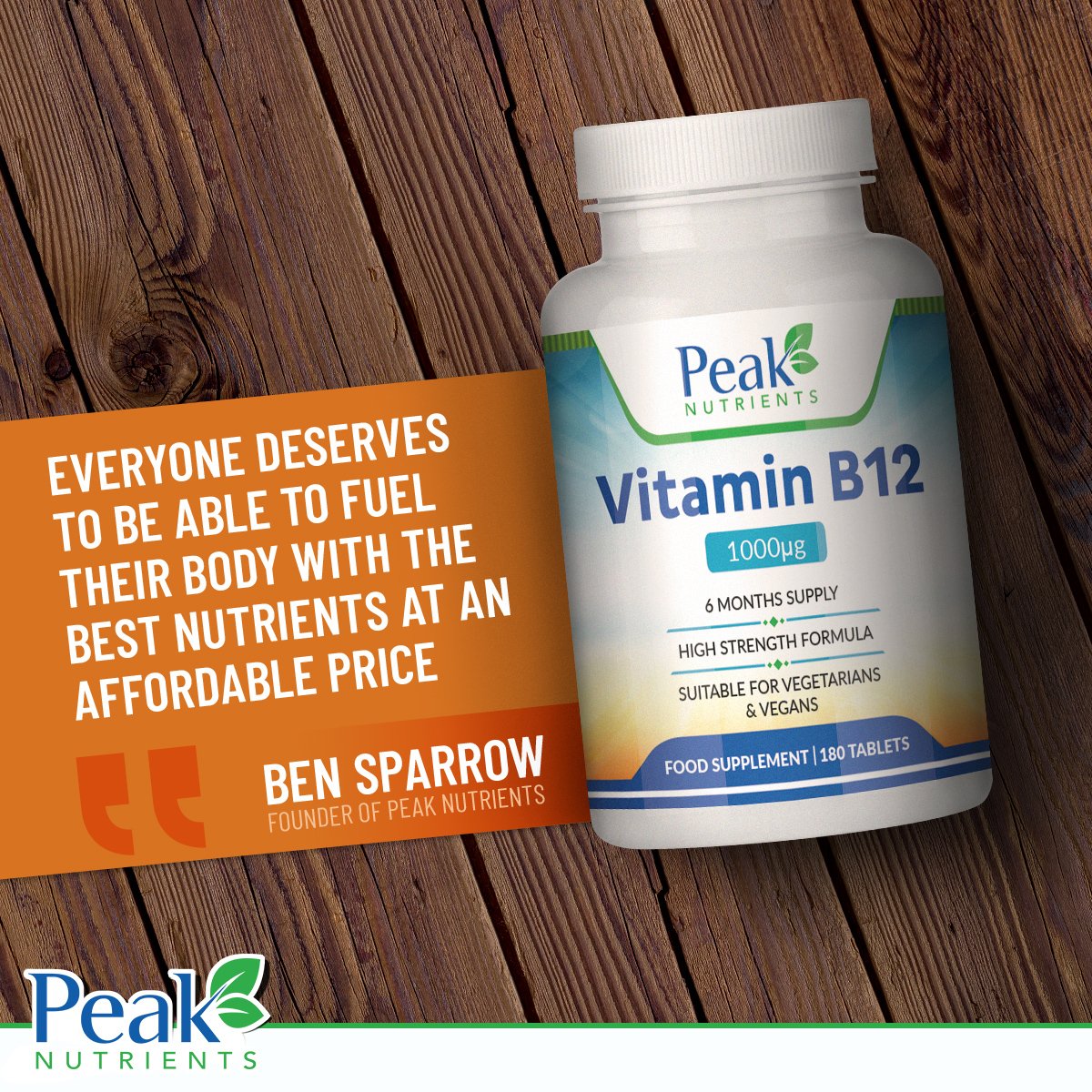 Vitamin B12 1000mcg 180 Tablets (6 Months Supply), Assists With The Immune System And Red Blood Cell Formation Improving General Tiredness And Fatigue.