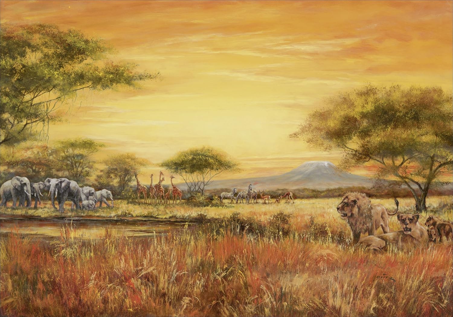 Afrikanische Ölbilder: Eine Reise in Farbe und Kultur